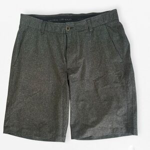 Under Armour Charcoal Gray Men's Flat Front Shorts 32